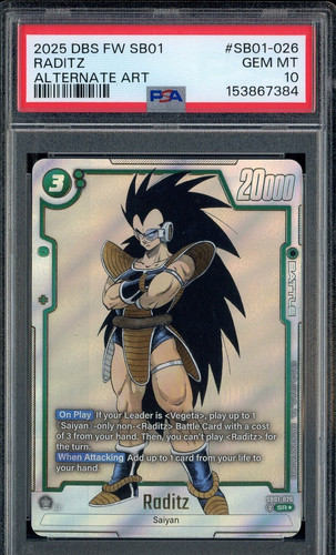 Raditz manga booster english - manga,