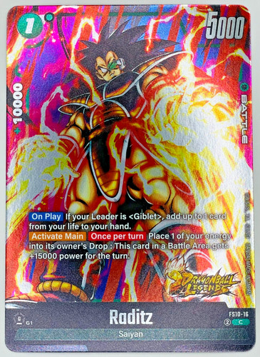 Raditz fs10 foil legends - raditz,